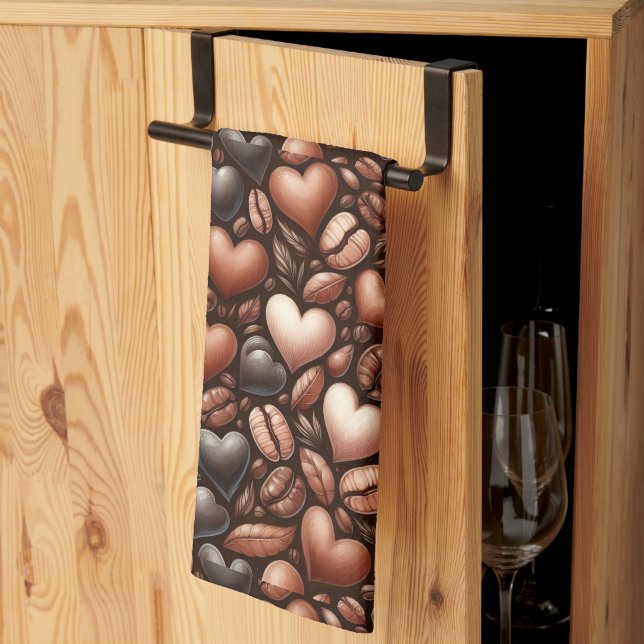 Paño De Cocina Amante del Café (Pliegue de tercios)