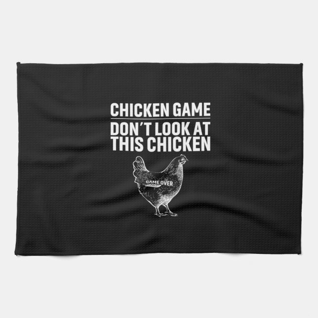 Paño De Cocina Amante del pollo | Juego de pollo (Horizontal)