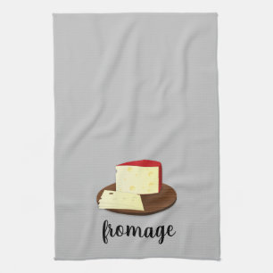 Paño De Cocina Amante del queso Fromage Francés