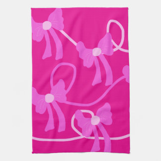 Paño De Cocina Amantes amarillos rosados de arcos dibujados a man