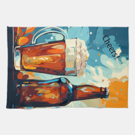 Paño De Cocina Amantes de la cerveza personalizados