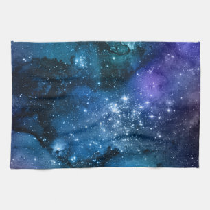 Paño De Cocina Amantes de la Galaxia Espacio Estrellado Cielo Azu