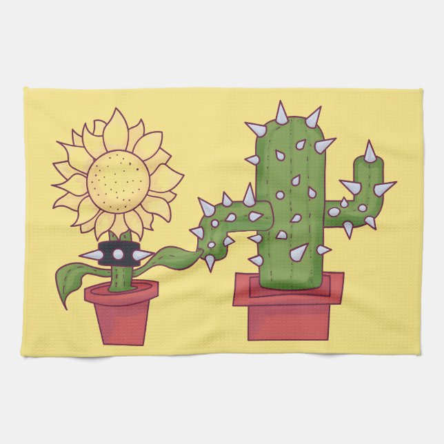 Paño De Cocina Amantes de las plantas (Horizontal)