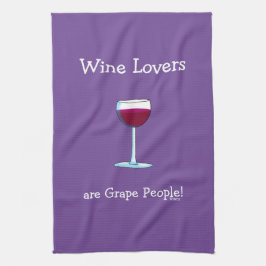Paño De Cocina Amantes divertidos del vino