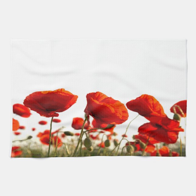 Paño De Cocina Amapolas rojas (Horizontal)