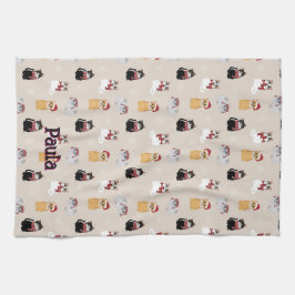 Paño De Cocina Amar a mis gatos