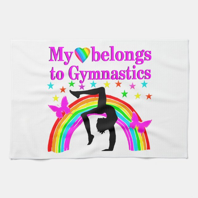 PAÑO DE COCINA AMAR LA GIMNASTICA PARA SIEMPRE (Horizontal)
