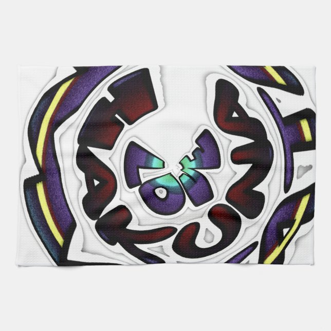 Paño De Cocina Amar la imagen artística de Hakuna Matata (Horizontal)