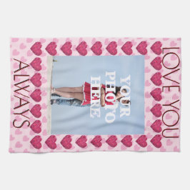 Paño De Cocina Amar siempre FOTO personalizada