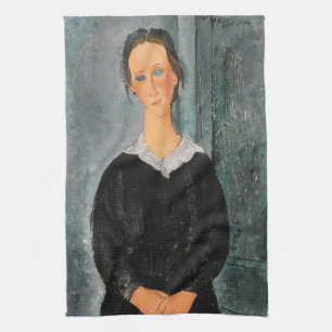 Paño De Cocina Amedeo Modigliani - Chica del servicio