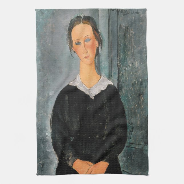 Paño De Cocina Amedeo Modigliani - Chica del servicio (Vertical)