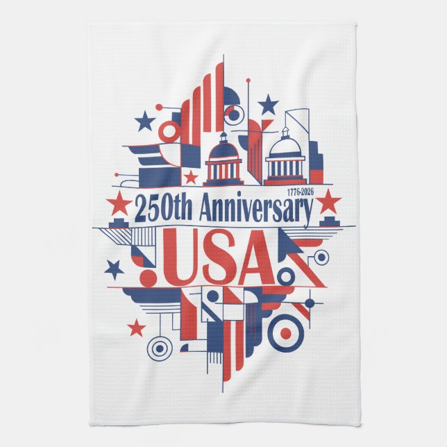 Paño De Cocina America’s 250th anniversary (Vertical)