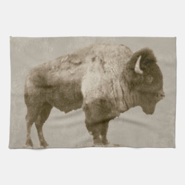 Paño De Cocina American Bison (Horizontal)