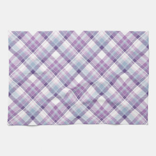 Paño De Cocina Amethyst Hues Plaid