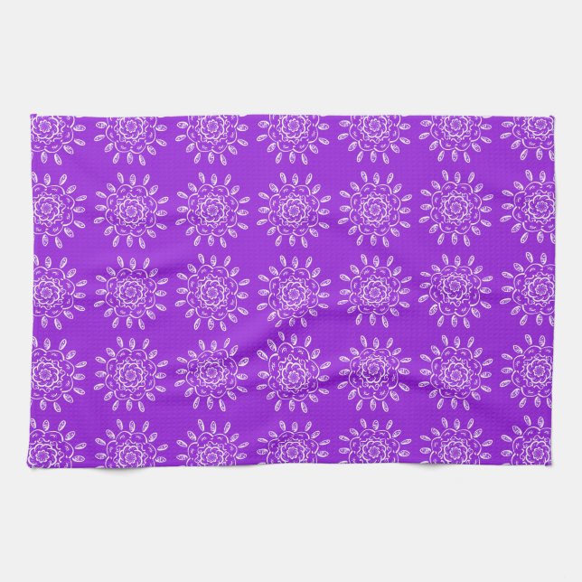 Paño De Cocina Amethyst Mandala (Horizontal)