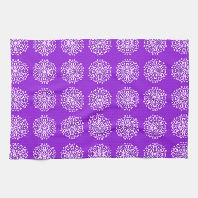 Paño De Cocina Amethyst Mandala (Horizontal)