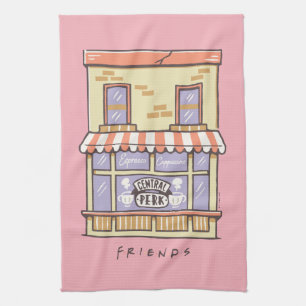 Paño De Cocina AMIGOS™   Cafetería Central Personalizado Perk
