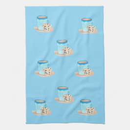 Paño De Cocina Amigos de Coffee Time Edición Azul