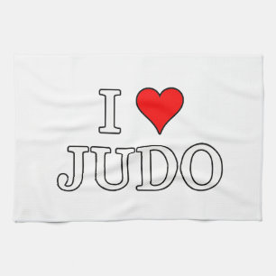 Paño De Cocina Amo a Judo