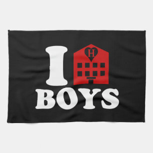 Paño De Cocina Amo a los chicos del hotel