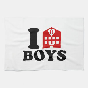 Paño De Cocina Amo a los chicos del hotel