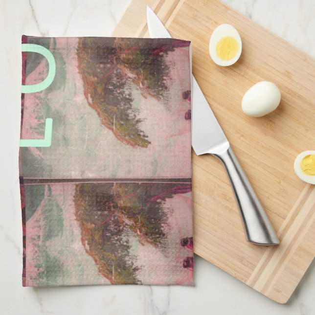 Paño De Cocina Amo África Kilimanjaro (Doblado Cuarto)