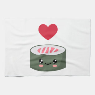 Paño De Cocina Amo el sushi