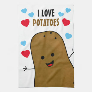 Paño De Cocina Amo las papas
