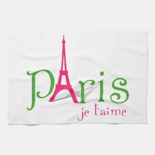 Paño De Cocina Amo París