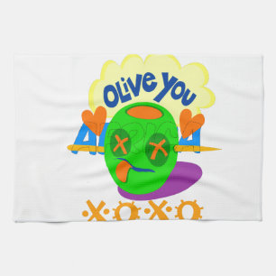 Paño De Cocina Amo XOXO África hermosa cita de texto increíble