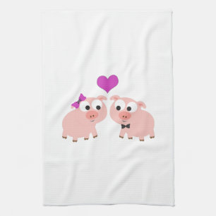Paño De Cocina Amor del cerdo