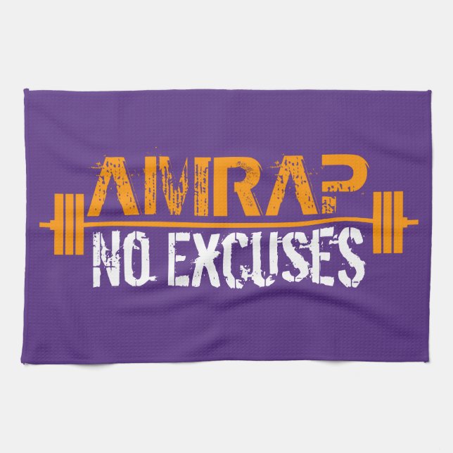 Paño De Cocina AMRAP - Corazón sobre mente (Horizontal)