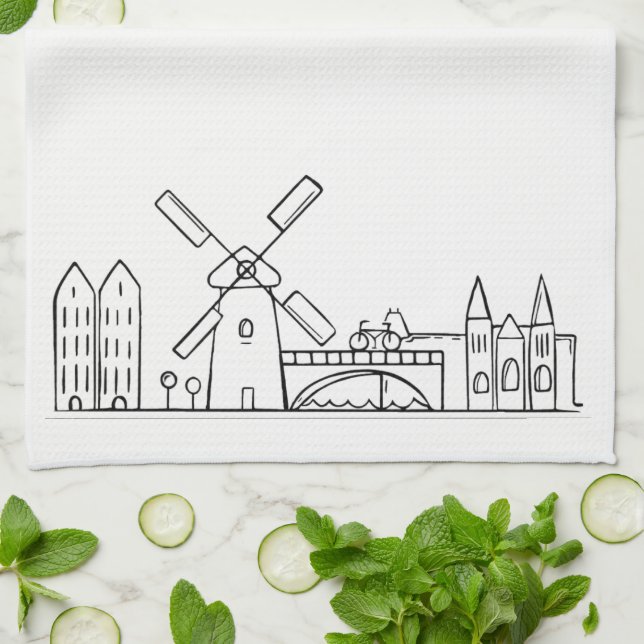 Paño De Cocina Amsterdam Dishtowel (Doblado)