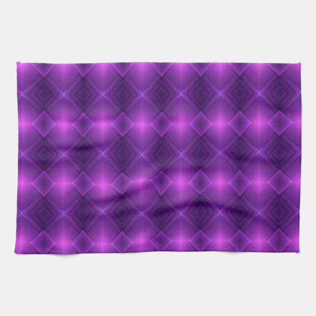 Paño De Cocina An  display a purple patterned tapestry  (Horizontal)