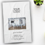 Paño De Cocina Añadir su logotipo Personalizado de texto foto de<br><div class="desc">Añada su logotipo con una toalla de cocina para promoción de fotos de la empresa de texto Personalizado. Añada su foto,  logotipo y personalizar el texto,  nombre de la empresa,  dirección e información de contacto. Promoción o entrega de negocios para sus clientes y socios comerciales.</div>