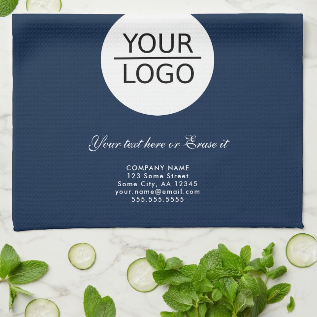 Paño De Cocina Añadir tu logotipo Personalizado de texto promoció (Doblado)