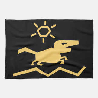 Paño De Cocina Ancianos antepasados animales