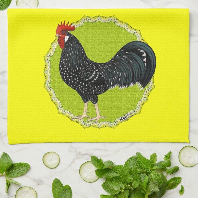 Paño De Cocina Ancona Rooster (Doblado)