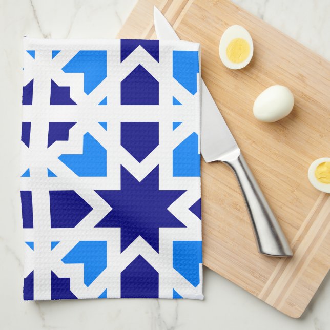 Paño De Cocina Andalusian Tiles 6 (Doblado Cuarto)