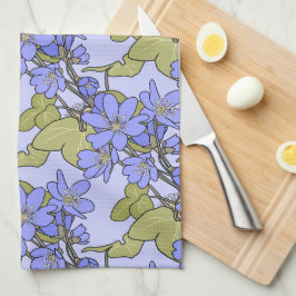 Paño De Cocina Anemones azules