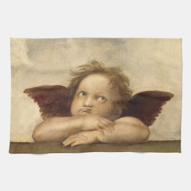 Paño De Cocina Ángel 2 de Raphael (Horizontal)