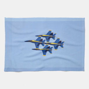 Paño De Cocina Ángel azul que vuela