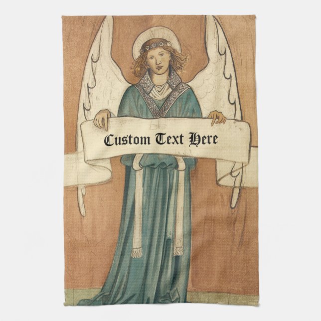 Paño De Cocina Ángel Victoriano Antiguo de William Morris (Vertical)