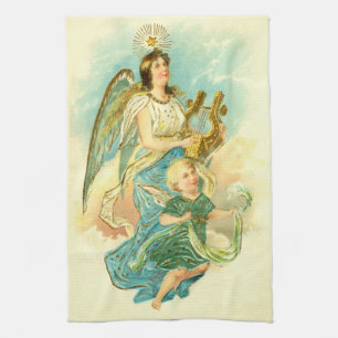 Paño De Cocina Ángel y niño
