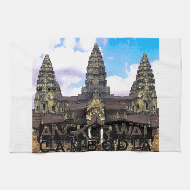 Paño De Cocina Angkor Wat (Horizontal)