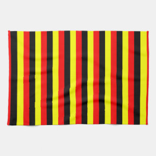Paño De Cocina angola belgica uganda alemania bandera rayas rojo