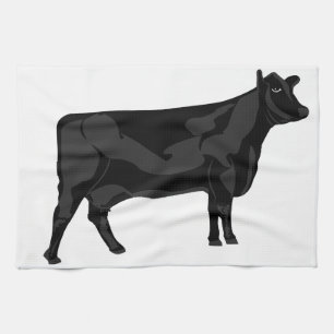 Paño De Cocina Angus negro