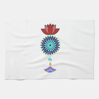 Paño De Cocina Anhänger spirituell mit Lotusblüte