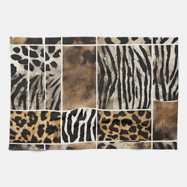 Paño De Cocina Animal Print - Kitchen Towel (Horizontal)