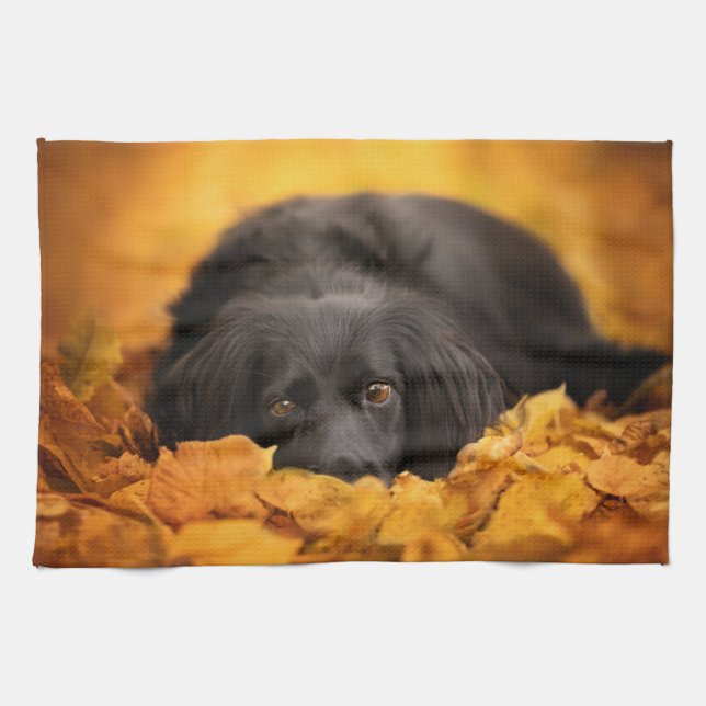 Paño De Cocina Animales de bebé más afectados | Cachorro español  (Horizontal)